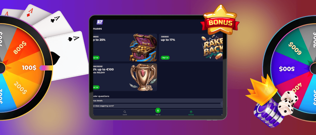 B7casino Bonus
